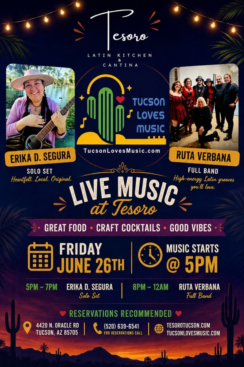 Erika Segura & Ruta Verbana live! event photo