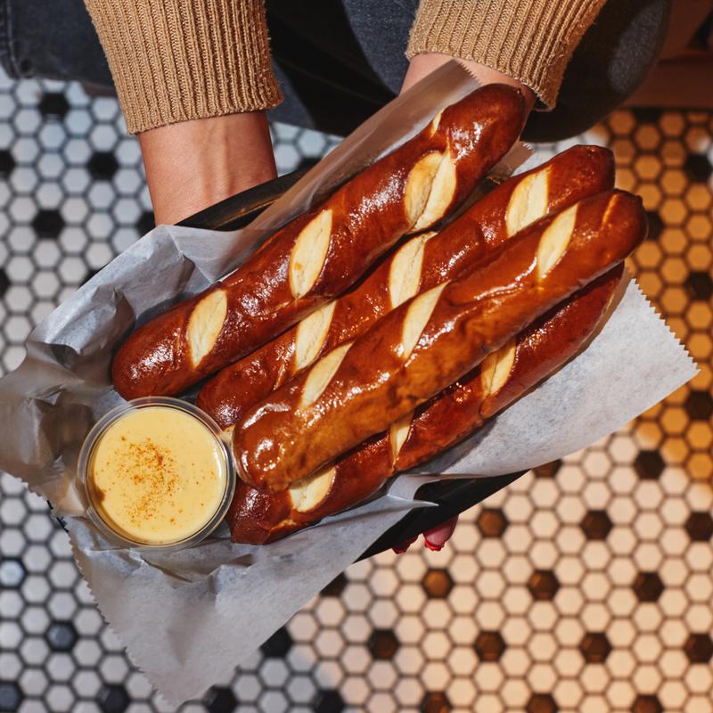 Warm Pretzel Sticks photo