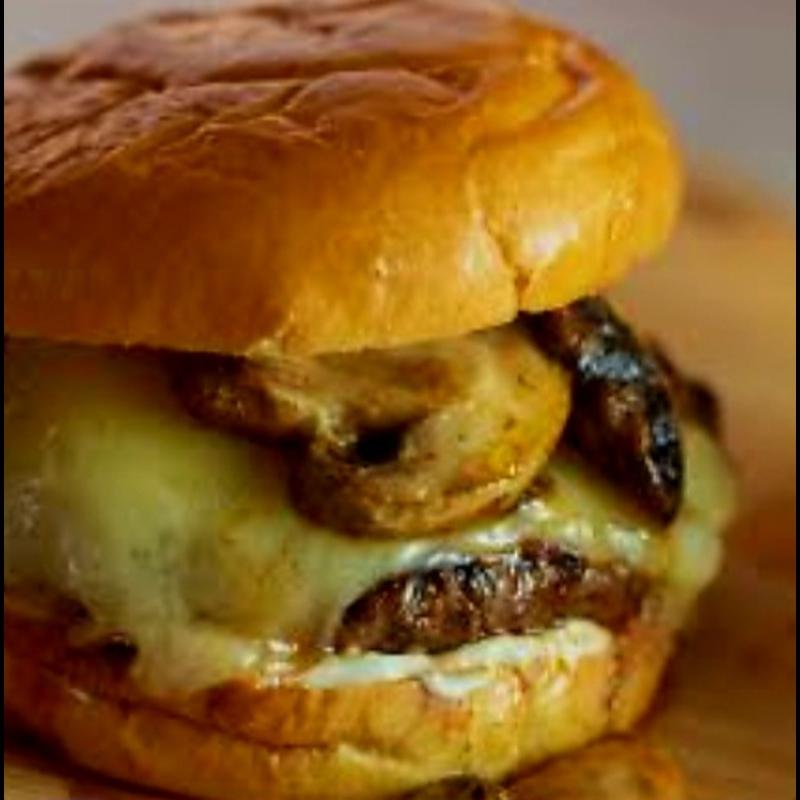 Mushroom Swiss Burger photo