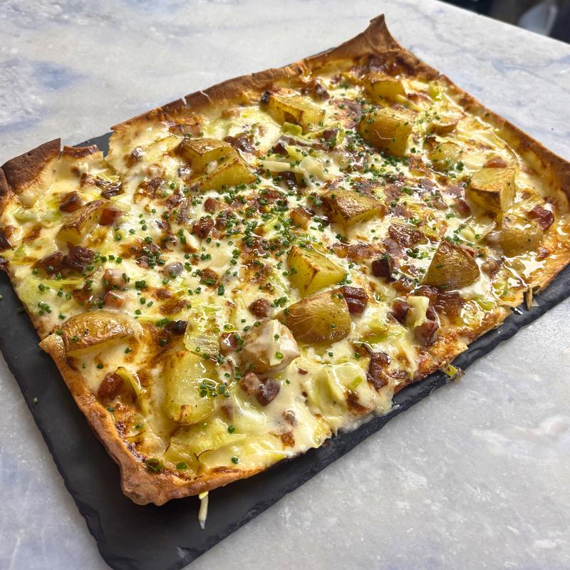 Cream Leek Flatbread photo