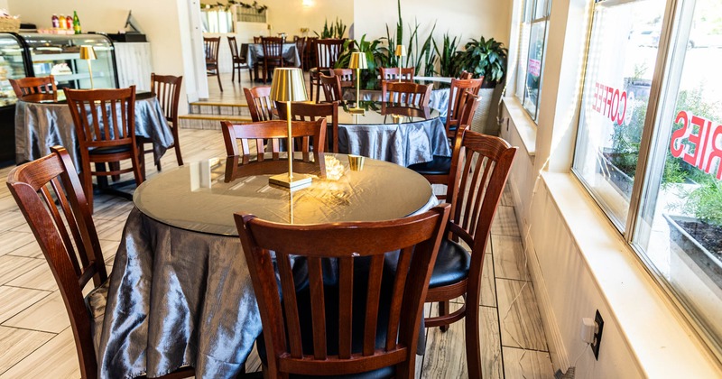 Tables ready for guests