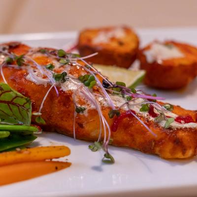 Tandoori Salmon plate