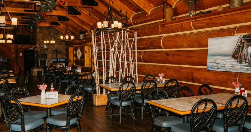 Interior,  diner tables and chairs,