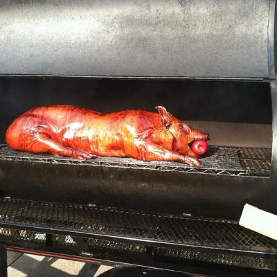 Smoked pig.