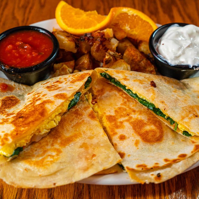 menu item 6 of 7, Sunrise Quesadilla