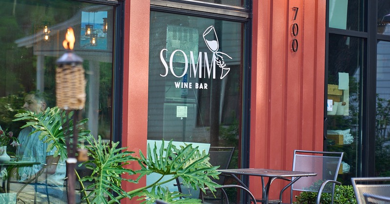 Exterior, front view, entrance