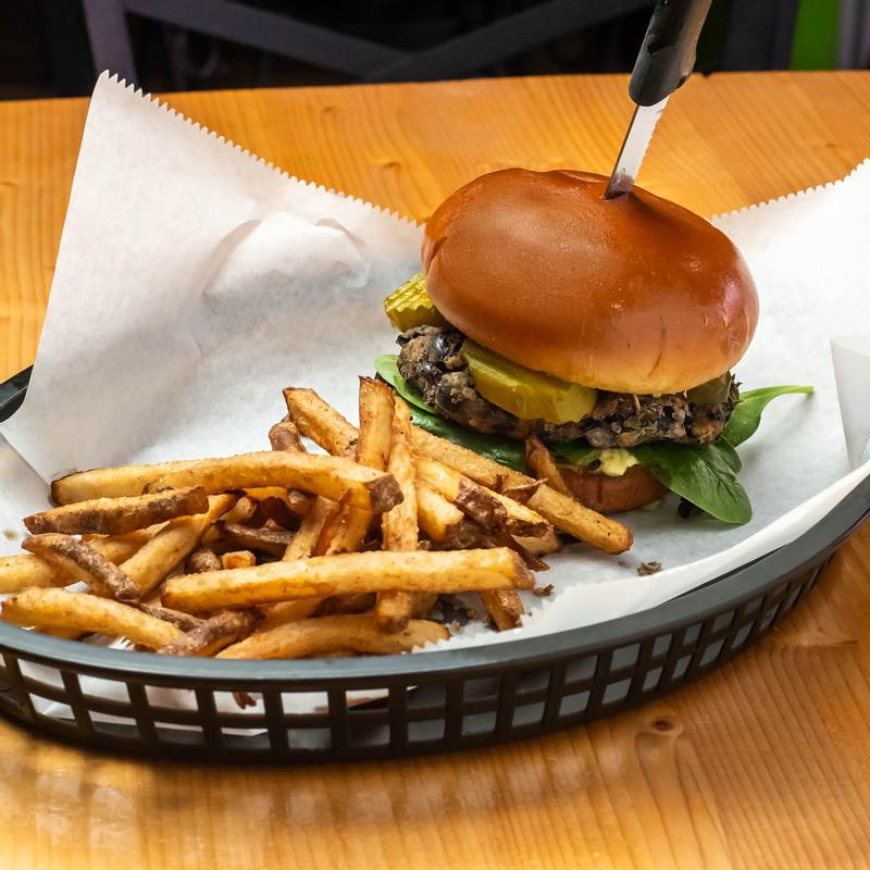 The Black Bean Burger photo