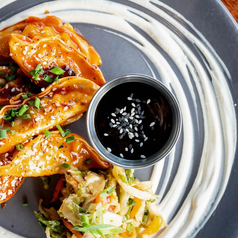 Crispy Orange Chicken Dumplings photo