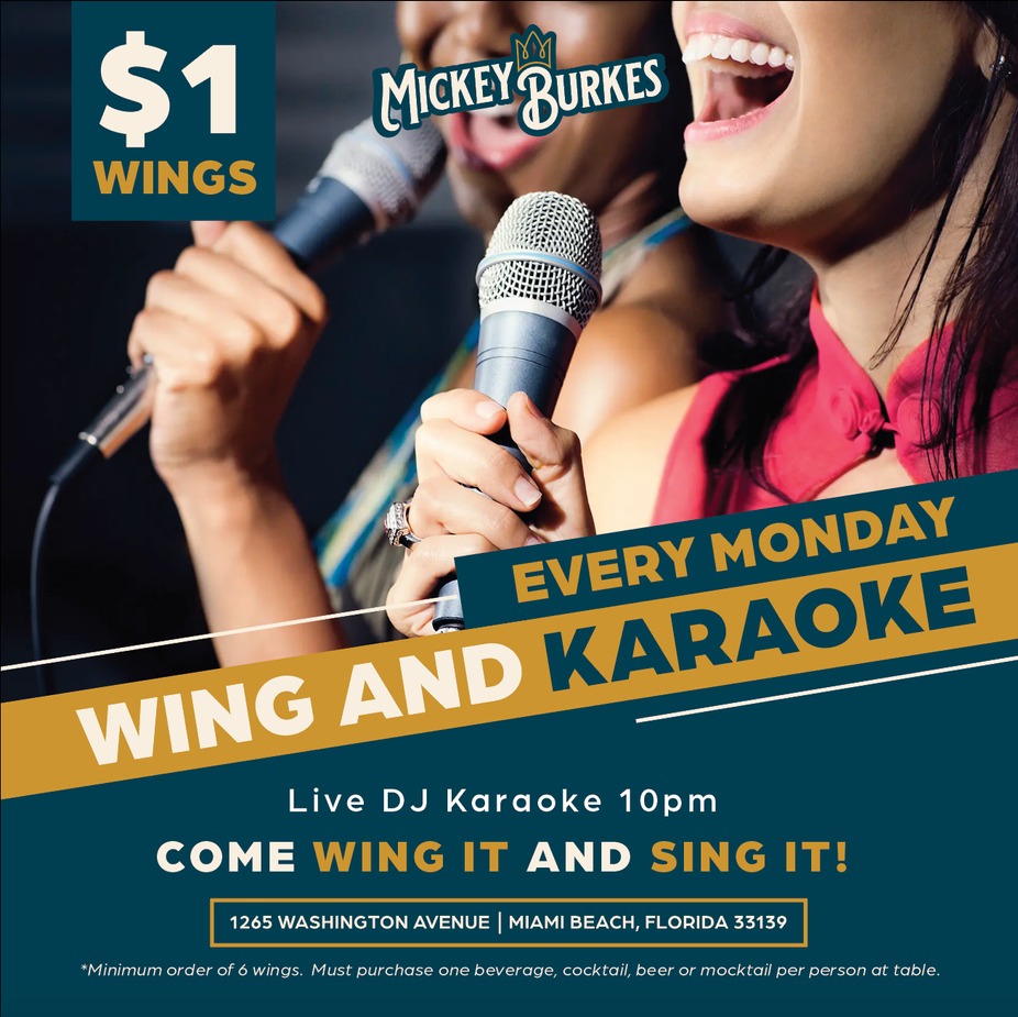 LOCAL LOVE WINGS & KARAOKE MONDAY event photo