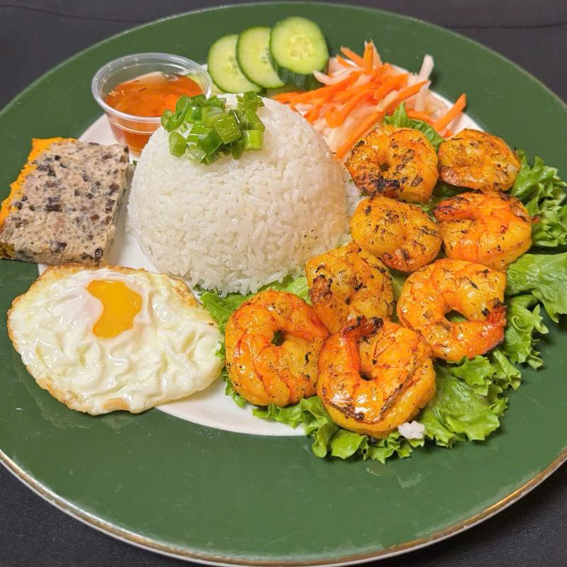 Grilled Shrimps Rice photo