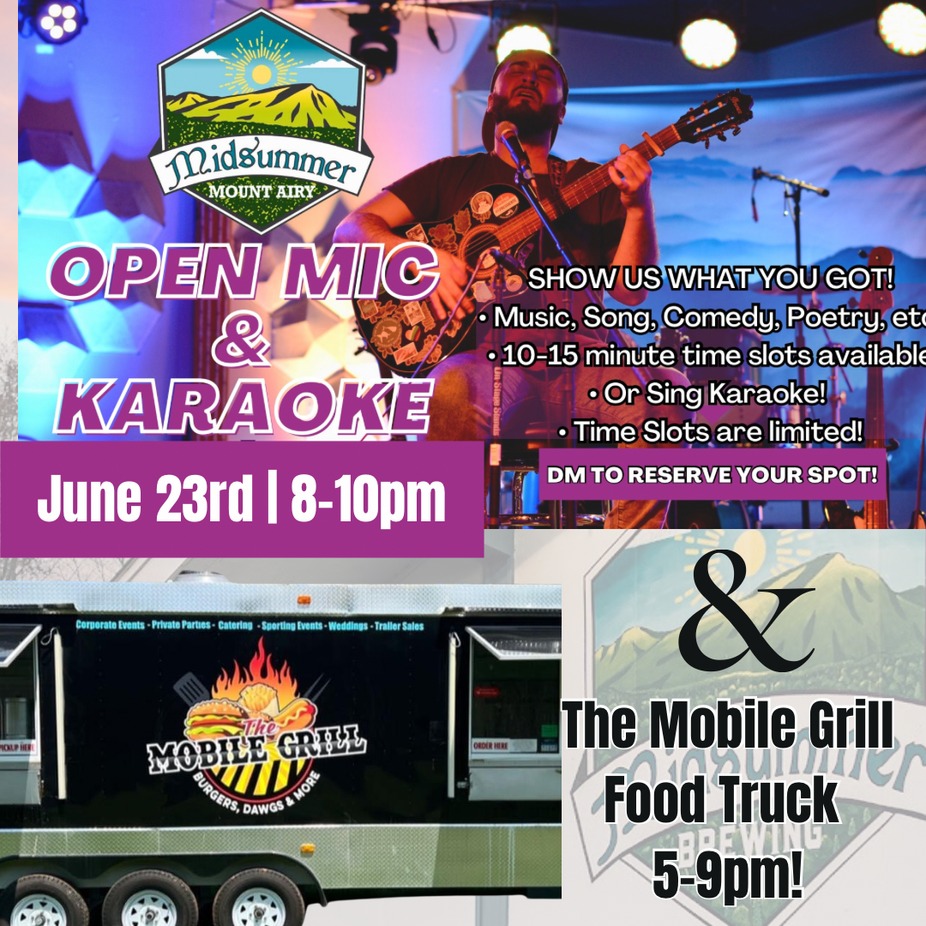 Midsummer Mount Airy | Open Mic & Karaoke event photo