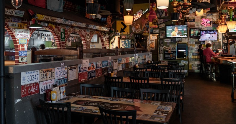 Interior, main dining area