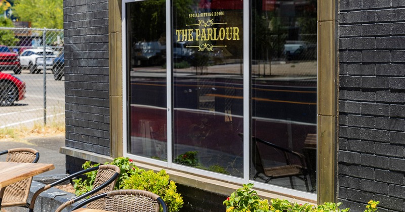 Exterior, tables and chairs