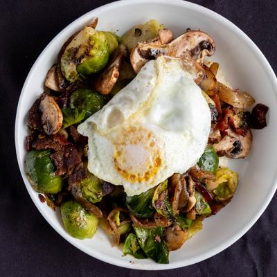 Brussels Sprout Hash.