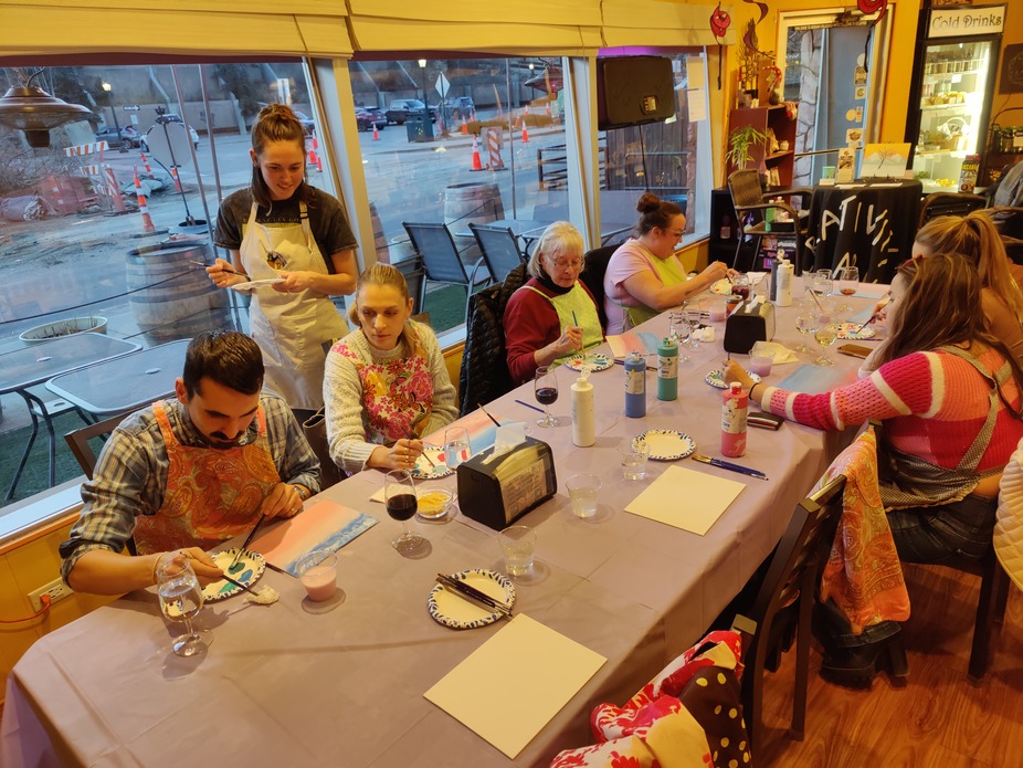 Paint & Sip at the Winery event photo