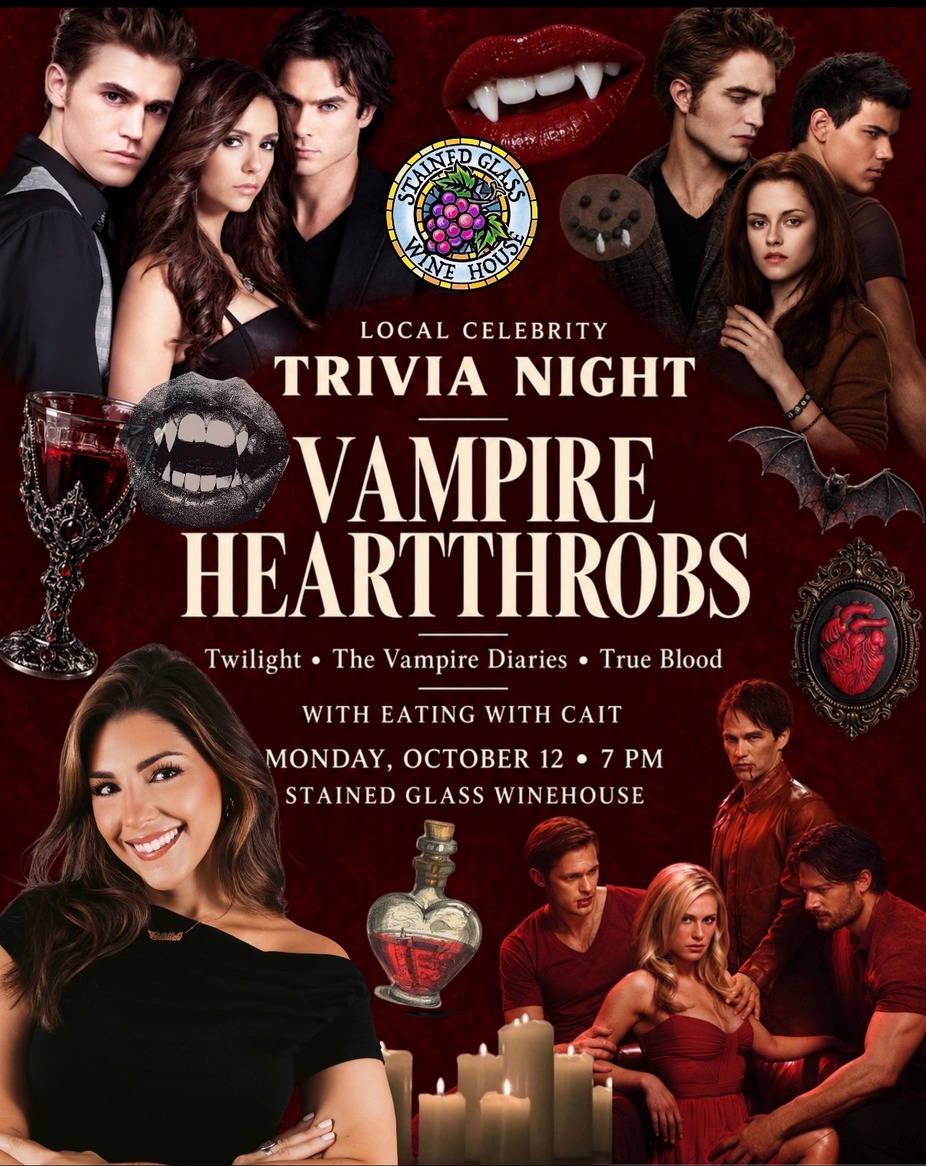 Local Celebrity Trivia Series: Vampire Heartthrobs with Caitlin Minshew event photo