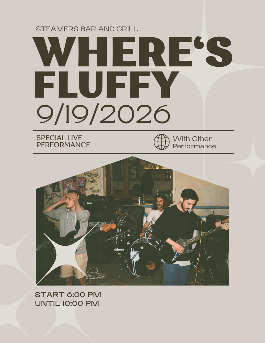 WHERE'S FLUFFY event photo