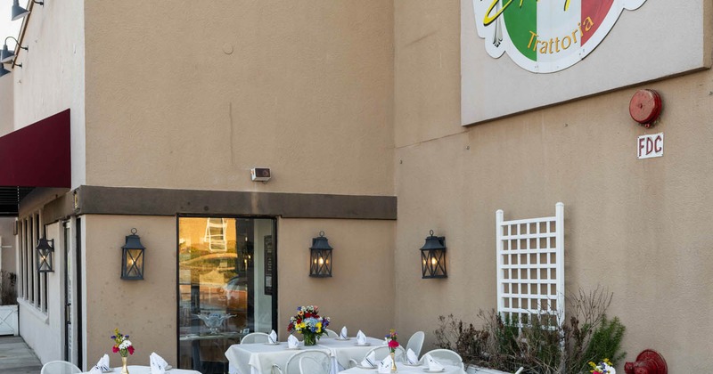 Exterior seating area