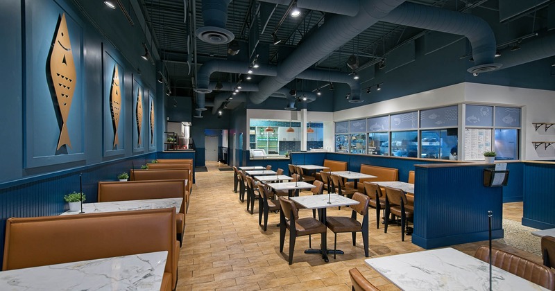 Interior, main dining area