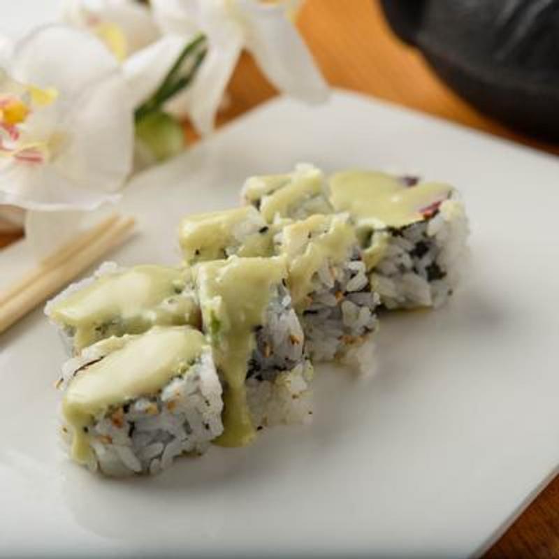 Black Pepper Tuna Avocado Roll with Honey Wasabi (GF) photo