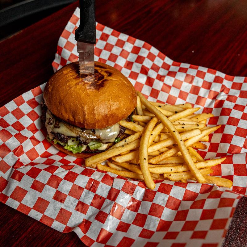 Mushroom Swiss Burger photo