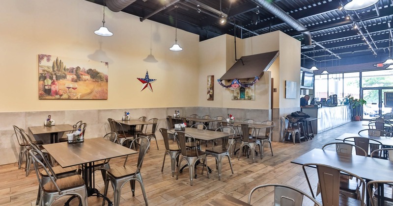 Interior, the dining area