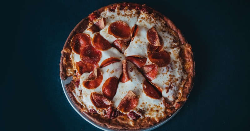 Pepperoni Pizza on Cauliflower Crust