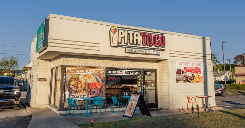 Exterior seating area