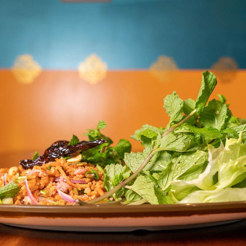 Khao Yum Naem (Crispy Rice Salad) photo