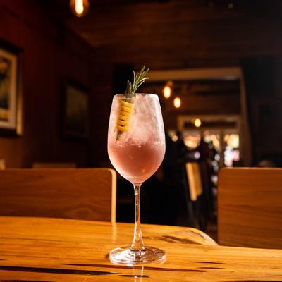 Glass of Tonic cocktail drink