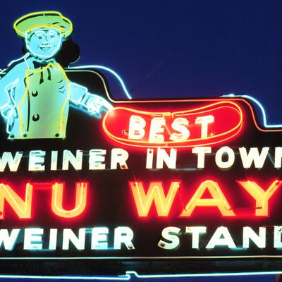 “Best Weiner In Town” Sign (Print 18×24) photo