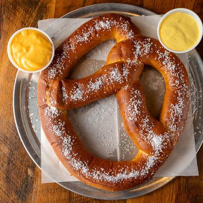 Giant Pretzel, top view.