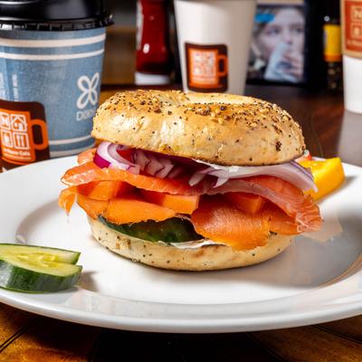 Lox sandwich.