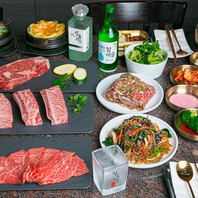 Various meals and dirnks.