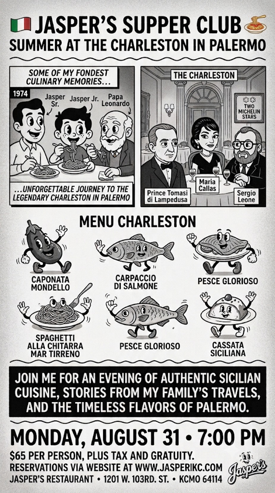 Summer at the Charleston in Palermo Supper Club event photo