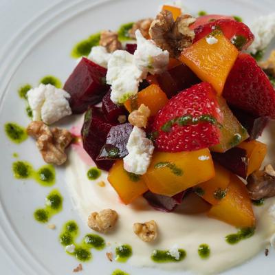 Beet and Strawberry Salad