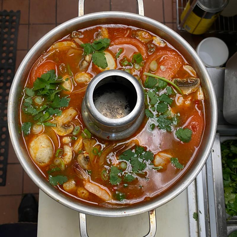 menu item 23 of 112, Hot Pot Tom Yum Seafood (GF)