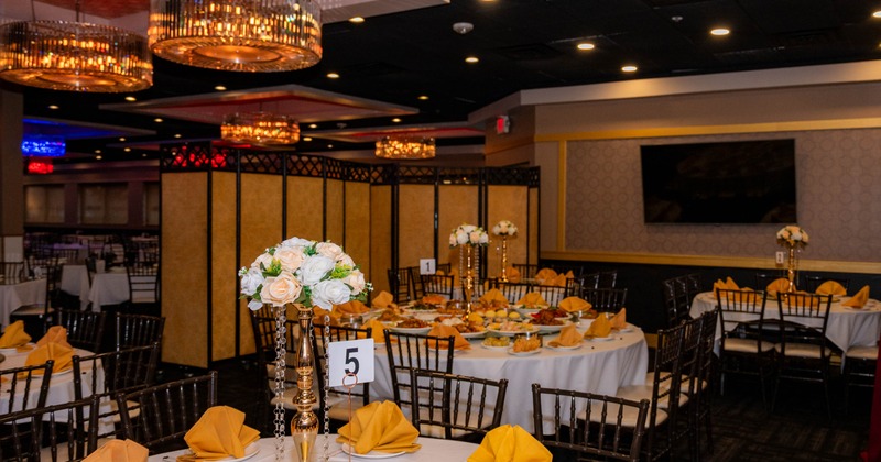 Reserved dining tables