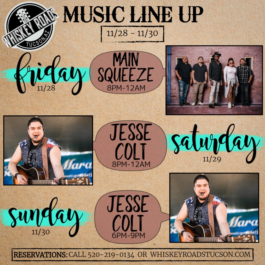 Next week music line up event photo