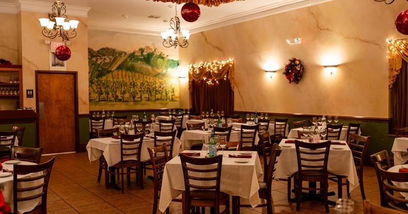 Tables ready for guests