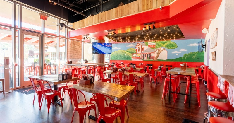 Interior seating area