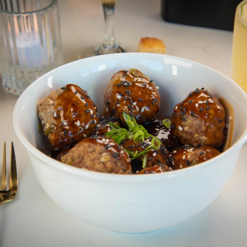 SPICY APPLE-GLAZED MEATBALLS photo