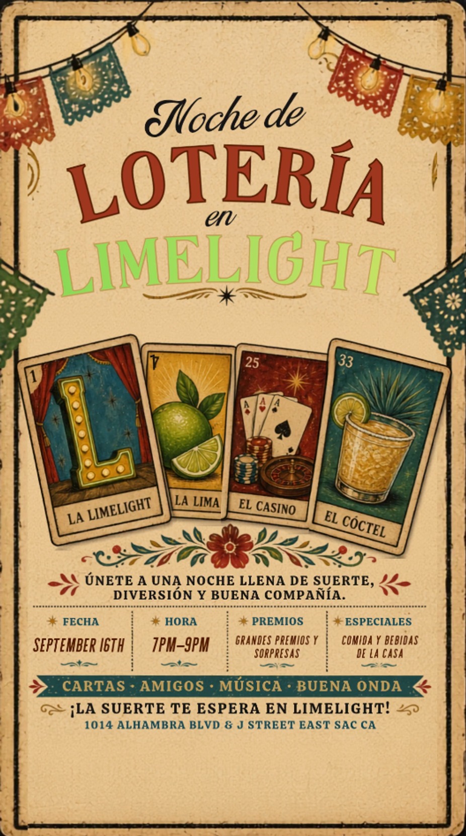 Loteria Sept 16th at The Limelight event photo