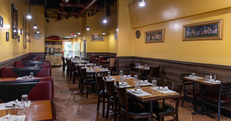 Interior, dining area