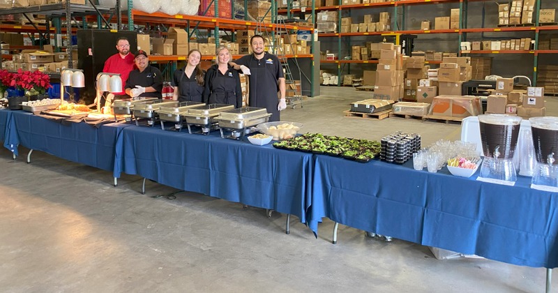 Holiday Catering, buffet