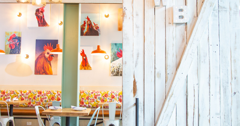 Interior, dining area