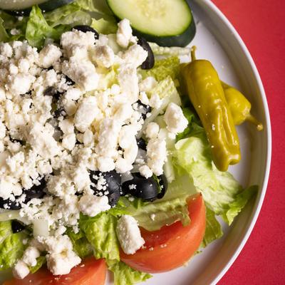 The Greek salad.