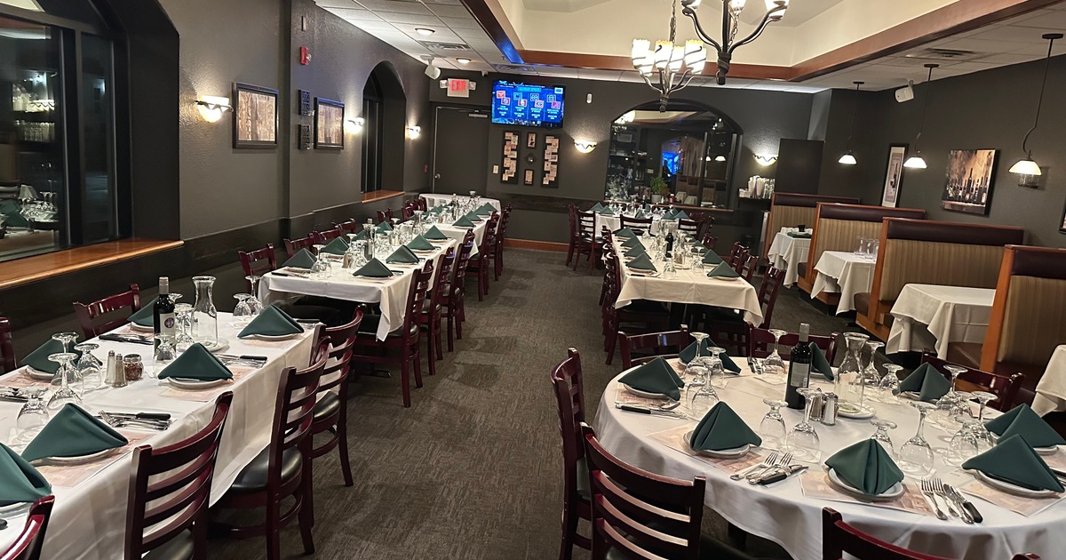 Interior, dining area