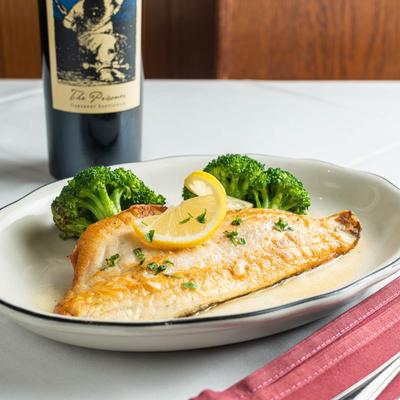 Pan seared branzino.