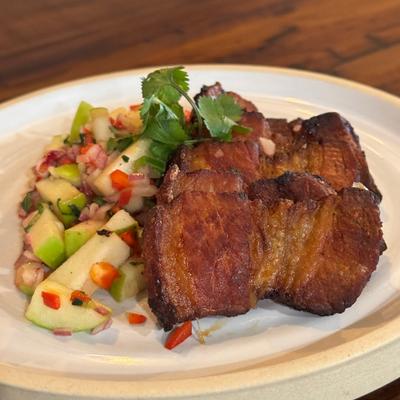 Crispy Pork Belly.